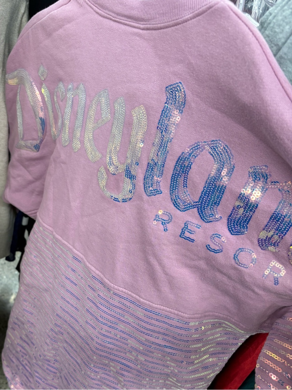 RARE Sequin Disneyland resort Spirit Jersey